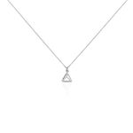 Boucles D'oreilles Puces Cubik Argent Blanc - Colliers fantaisie Femme | Histoire d&rsquo;Or