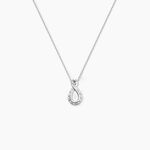 Collier Theanna Or Blanc Diamant - F&ecirc;te des m&egrave;res Femme | Histoire d&rsquo;Or