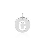 Pendentif Elio C Argent Blanc - Pendentifs Famille | Histoire d&rsquo;Or