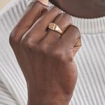 Chevali&egrave;re Plaqu&eacute; Or Jaune Luciano - Chevali&egrave;res Homme | Histoire d&rsquo;Or