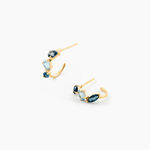 Cr&eacute;oles Printemps Pr&eacute;cieux Or Jaune Topaze - Boucles d'oreilles cr&eacute;oles Femme | Histoire d&rsquo;Or