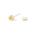 Boucles D'oreilles Puces Fidelia Boule Or Jaune - Clous d'oreilles Femme | Histoire d’Or