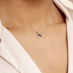 Collier Sagesse Or Blanc Saphir Et Diamant - Colliers Femme | Histoire d&rsquo;Or