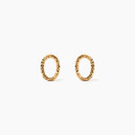 Boucles D'Oreilles Puces Aleria Plaqu&eacute; Or Jaune - Boucles d'oreilles fantaisie Femme | Histoire d&rsquo;Or