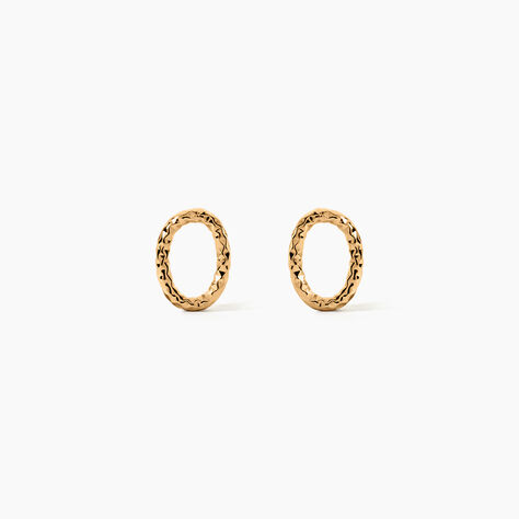 Boucles D'Oreilles Puces Aleria Plaqu&eacute; Or Jaune - Boucles d'oreilles fantaisie Femme | Histoire d&rsquo;Or
