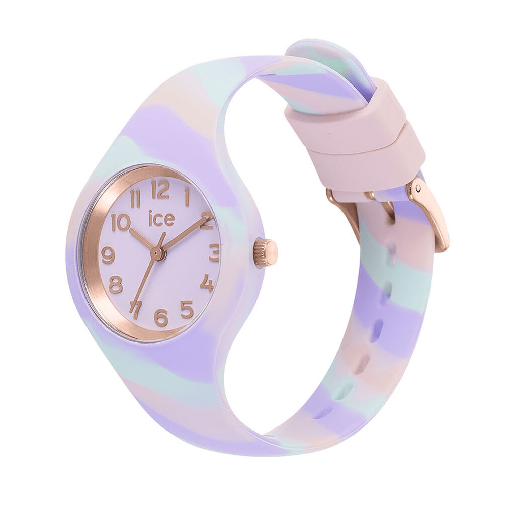 Montre Ice Watch Tie And Dye Mauve - Id&eacute;es cadeaux Enfant | Histoire d&rsquo;Or