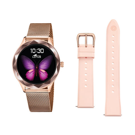 Montres connectées Femme Bracelet Rose • Histoire d'Or