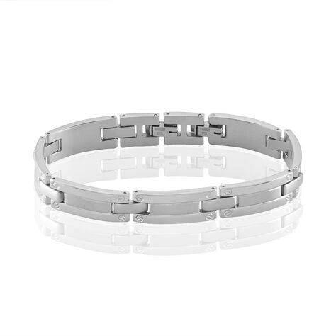 Bracelet Hector Acier Blanc - Bracelets Homme | Histoire d’Or