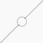 Bracelet Hibis Argent Blanc - Bracelets Femme | Histoire d&rsquo;Or