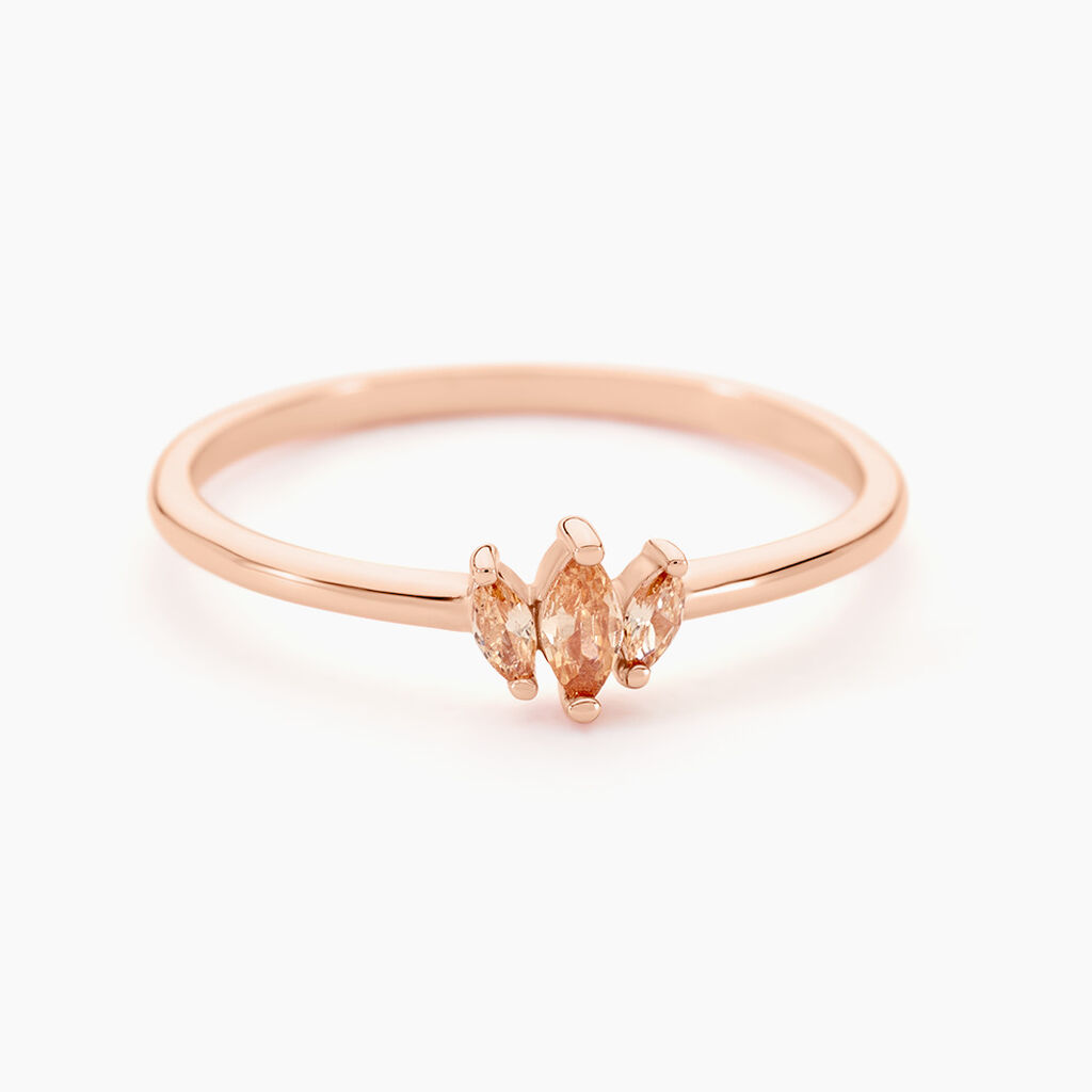 Bague Duchesse Argent Blanc Oxyde De Zirconium - Bagues solitaires Femme | Histoire d&rsquo;Or