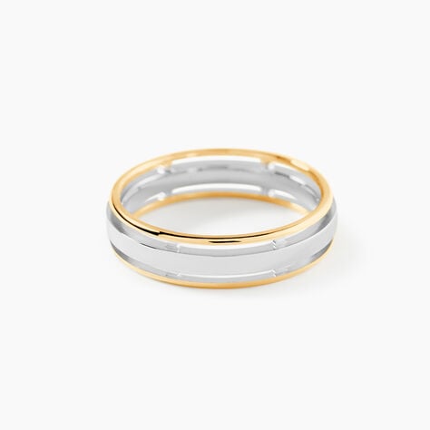 Alliance Laumer Ruban Or Bicolore - Alliances Unisex | Histoire d&rsquo;Or