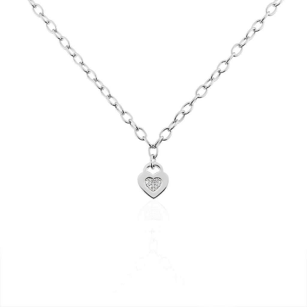 Collier Dorote Argent Blanc Oxyde De Zirconium - Colliers Femme | Histoire d’Or