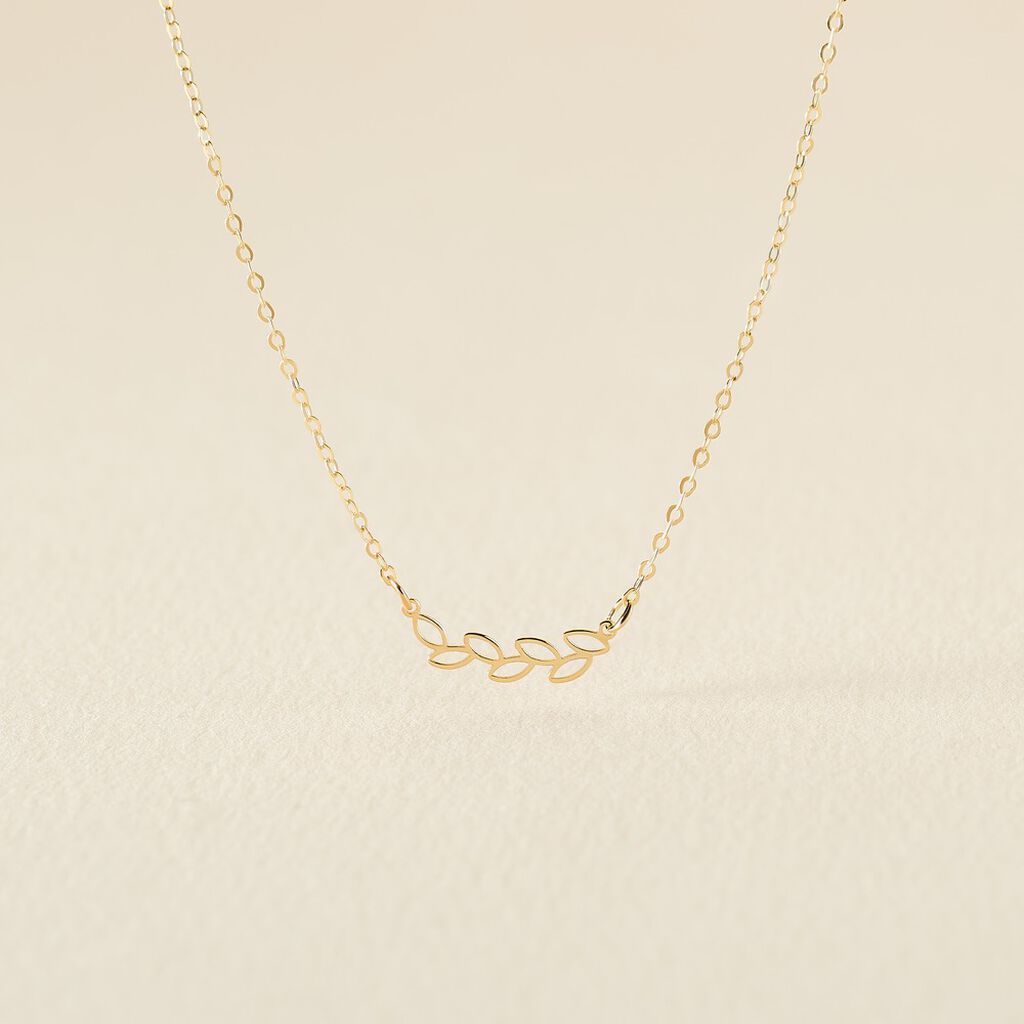 Collier Arachis Or Jaune - Bijoux sans pierre Femme | Histoire d&rsquo;Or