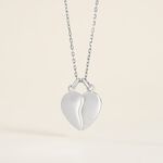 Pendentif Axelia Argent Blanc - Pendentifs Unisex | Histoire d&rsquo;Or