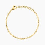 Bracelet Mauricette Acier Jaune - Bracelets fantaisie Femme | Histoire d&rsquo;Or