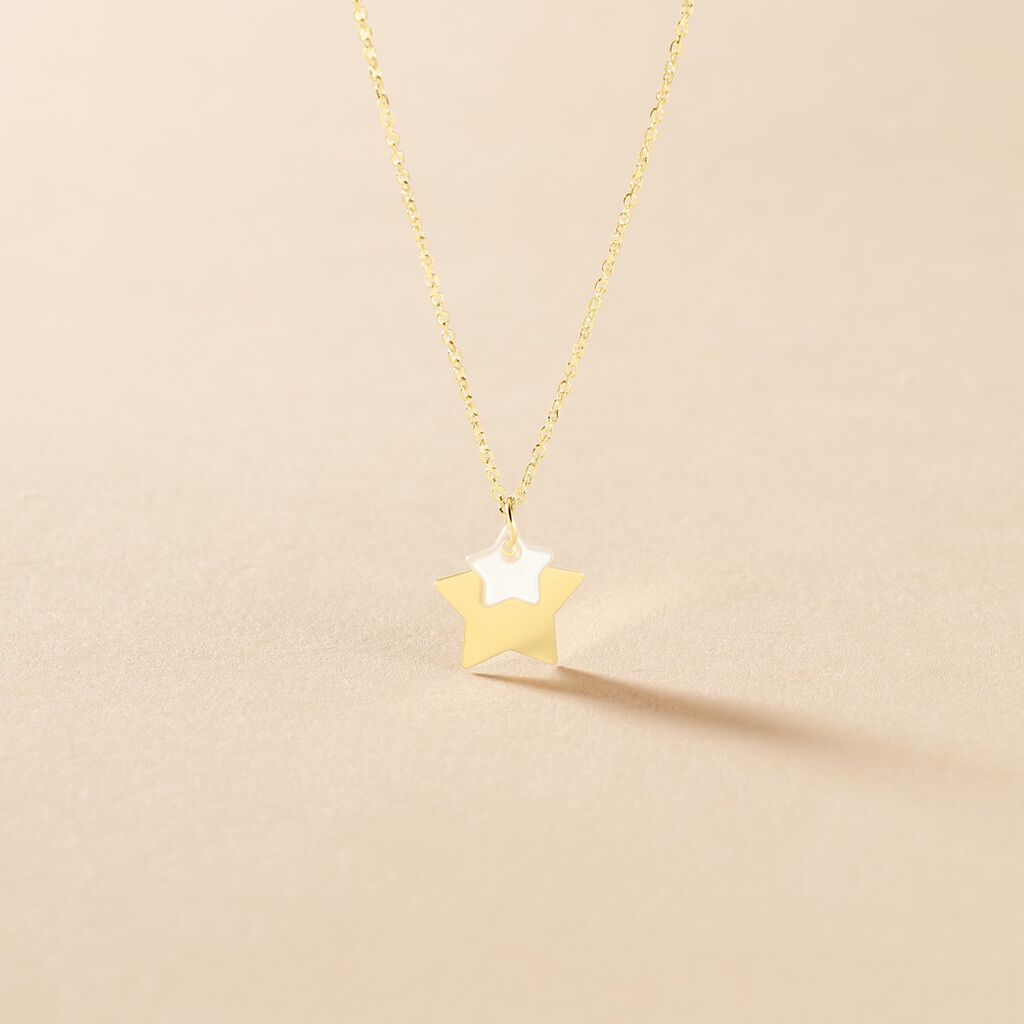 Collier Cleomelia Etoile Or Jaune - Cadeaux de naissance Enfant | Histoire d&rsquo;Or