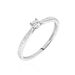Bague Solitaire Laetitia Or Blanc Diamant - Bagues solitaires Femme | Histoire d’Or