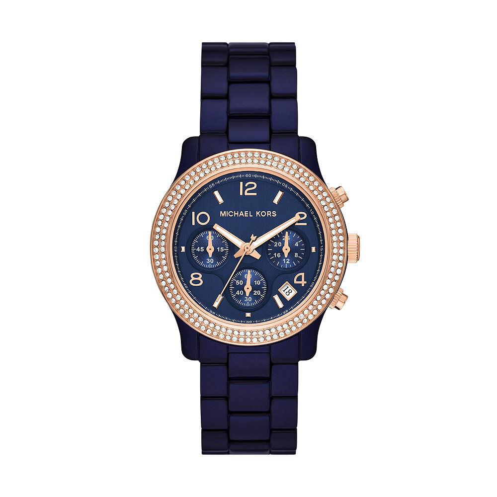Montres Michael Kors Bracelet Bleu Histoire d Or