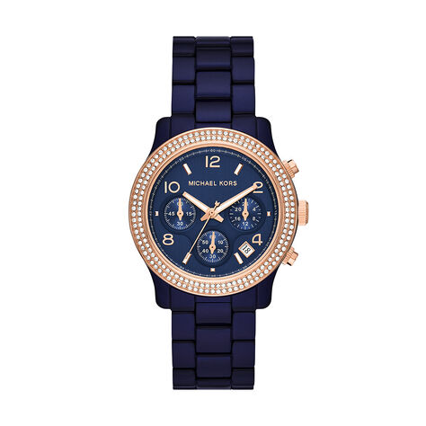 Montre Michael Kors Runway Bleu - Montres Femme | Histoire d’Or
