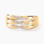 Bague Grasiella Or Jaune Diamant - Bagues avec pierre Femme | Histoire d&rsquo;Or