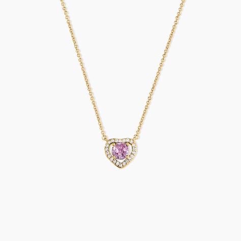 Collier Plaqué Or Jaune Alais Oxyde De Zirconium - Colliers fantaisie Femme | Histoire d’Or