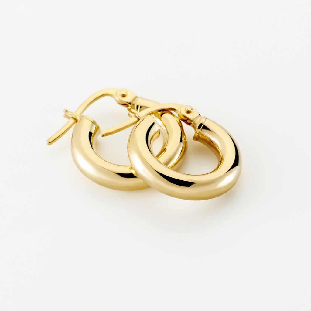 Créoles Ajania Or Jaune - Boucles d'oreilles créoles Femme | Histoire d’Or