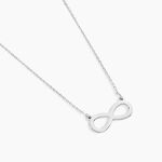 Collier Maryeme Infini Selectra Or Blanc - Colliers Femme | Histoire d&rsquo;Or
