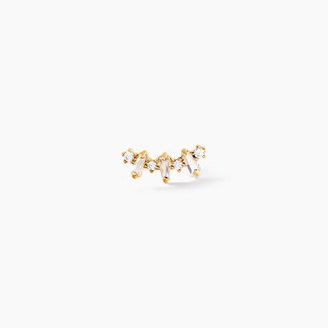 Piercing D'oreille Unitaire Marcus Or Jaune Oxyde De Zirconium - Bijoux Femme | Histoire d’Or