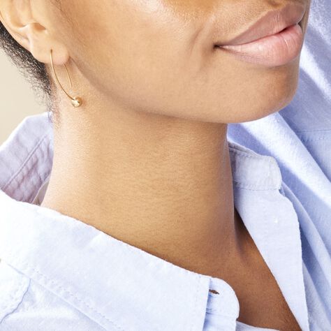 Créoles Helle Amande Or Jaune - Boucles d'oreilles créoles Femme | Histoire d’Or