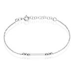 Bracelet Eucleia Argent Blanc - Bracelets Femme | Histoire d&rsquo;Or