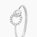 Bague Mahaut Or Blanc Diamant - Bagues avec pierre Femme | Histoire d&rsquo;Or