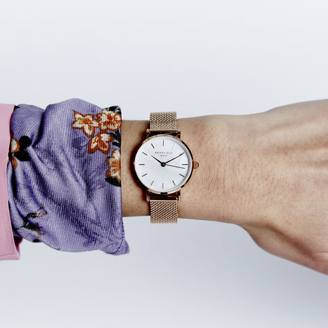 Montre Rosefield The Small Edit Blanc - Montres Femme | Histoire d’Or