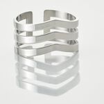 Bague Ajustable Abid Acier Blanc - Bagues fantaisie Femme | Histoire d&rsquo;Or