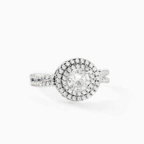 Bague Marie-felix Argent Blanc Oxyde De Zirconium - Bagues solitaires Femme | Histoire d&rsquo;Or