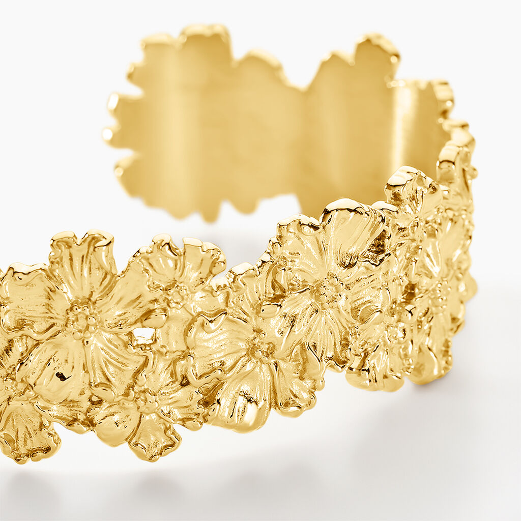 Jonc Dyonis Acier Jaune - Bracelets Femme | Histoire d’Or