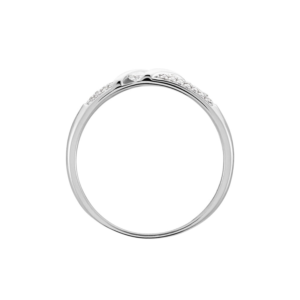Bague Rosaleen Blanc Diamant Blanc Diamant - Bagues avec pierre Femme | Histoire d’Or