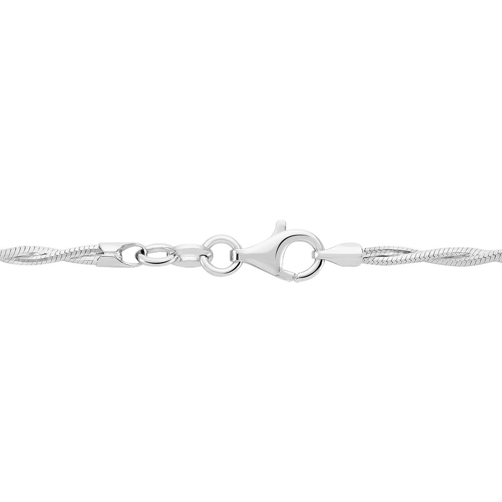 Collier Ciel Argent Blanc - Chaines Femme | Histoire d’Or