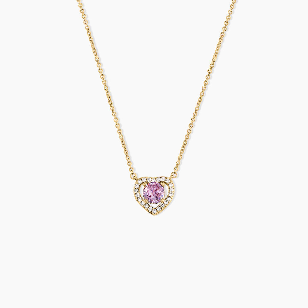 Collier Plaqué Or Jaune Alais Oxyde De Zirconium - Colliers fantaisie Femme | Histoire d’Or