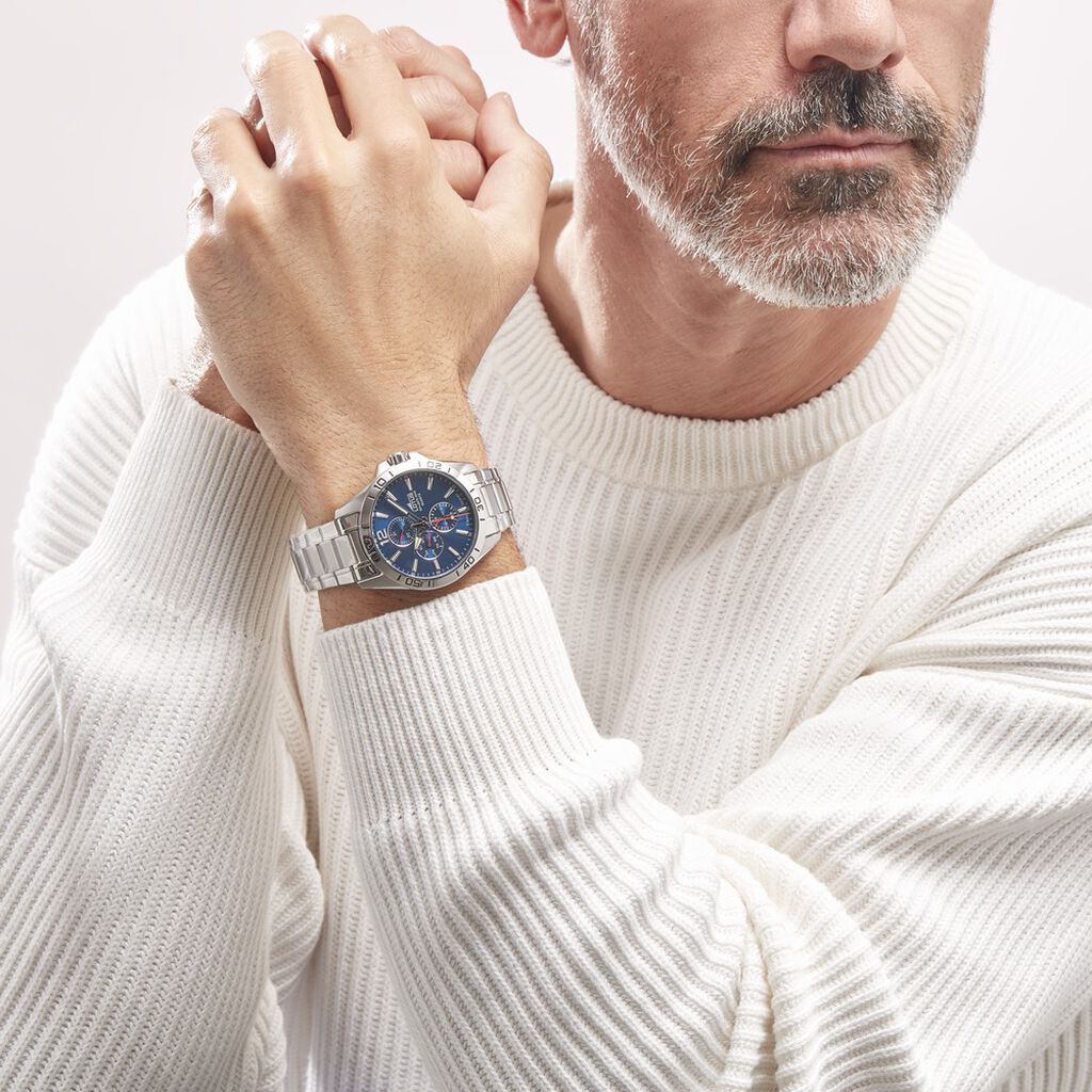 Montre Lotus Multifonction 42 Bleu - Montres Homme | Histoire d&rsquo;Or