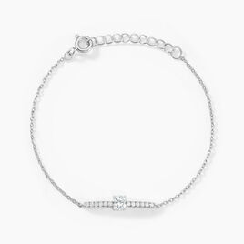 Bracelet Tovia Argent Blanc Oxyde De Zirconium - Bracelets fantaisie Femme | Histoire d’Or
