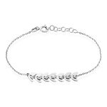 Bracelet Auxanne Argent Blanc - Bracelets Femme | Histoire d&rsquo;Or
