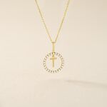 Pendentif Gabe Or Jaune Oxyde De Zirconium - Pendentifs Femme | Histoire d&rsquo;Or