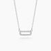 Collier Canelle Argent Blanc Oxyde De Zirconium - Colliers fantaisie Femme | Histoire d’Or