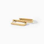Cr&eacute;oles Eero Argent Dor&eacute; A L'Or 750/1000 - Boucles d'oreilles cr&eacute;oles Femme | Histoire d&rsquo;Or
