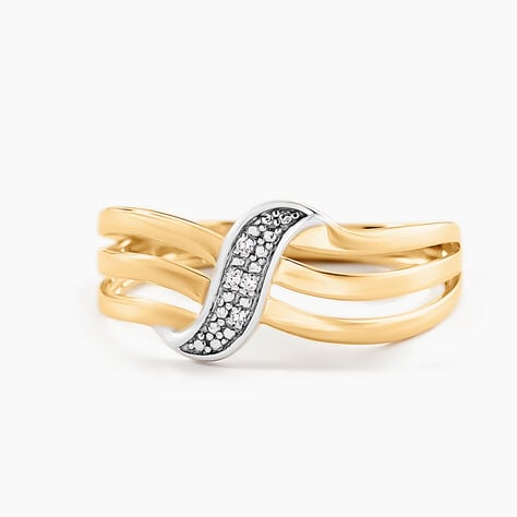 Bague Fedelma Or Jaune Diamant - Bagues avec pierre Femme | Histoire d’Or