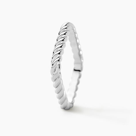 Bague Ocean Argent Blanc - Bagues fantaisie Femme | Histoire d’Or