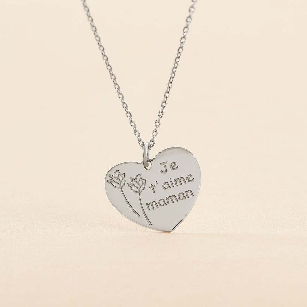 Collier Florine Argent Blanc - Colliers fantaisie Femme | Histoire d’Or