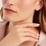 Boucles D'oreilles Puces Aric Or Jaune Perle De Culture Oxyde - Clous d'oreilles Femme | Histoire d&rsquo;Or