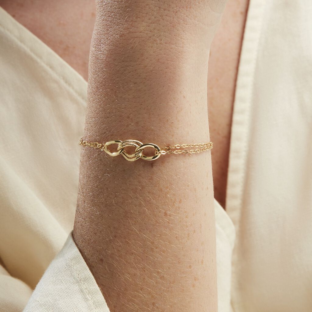 Bracelet Or Jaune Louisa - Bracelets chaîne Femme | Histoire d’Or
