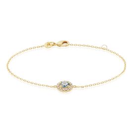 Bracelet Plaqué Or Radbod Pierre Artificielle Oxydes De Zirconium - Bracelets fantaisie Femme | Histoire d’Or